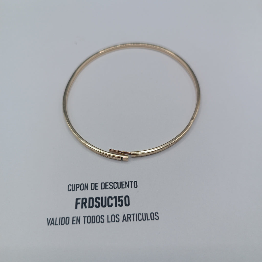 PULSERA RIGIDA ORO 10 K 4.1 GRMS (SEMINUEVO)