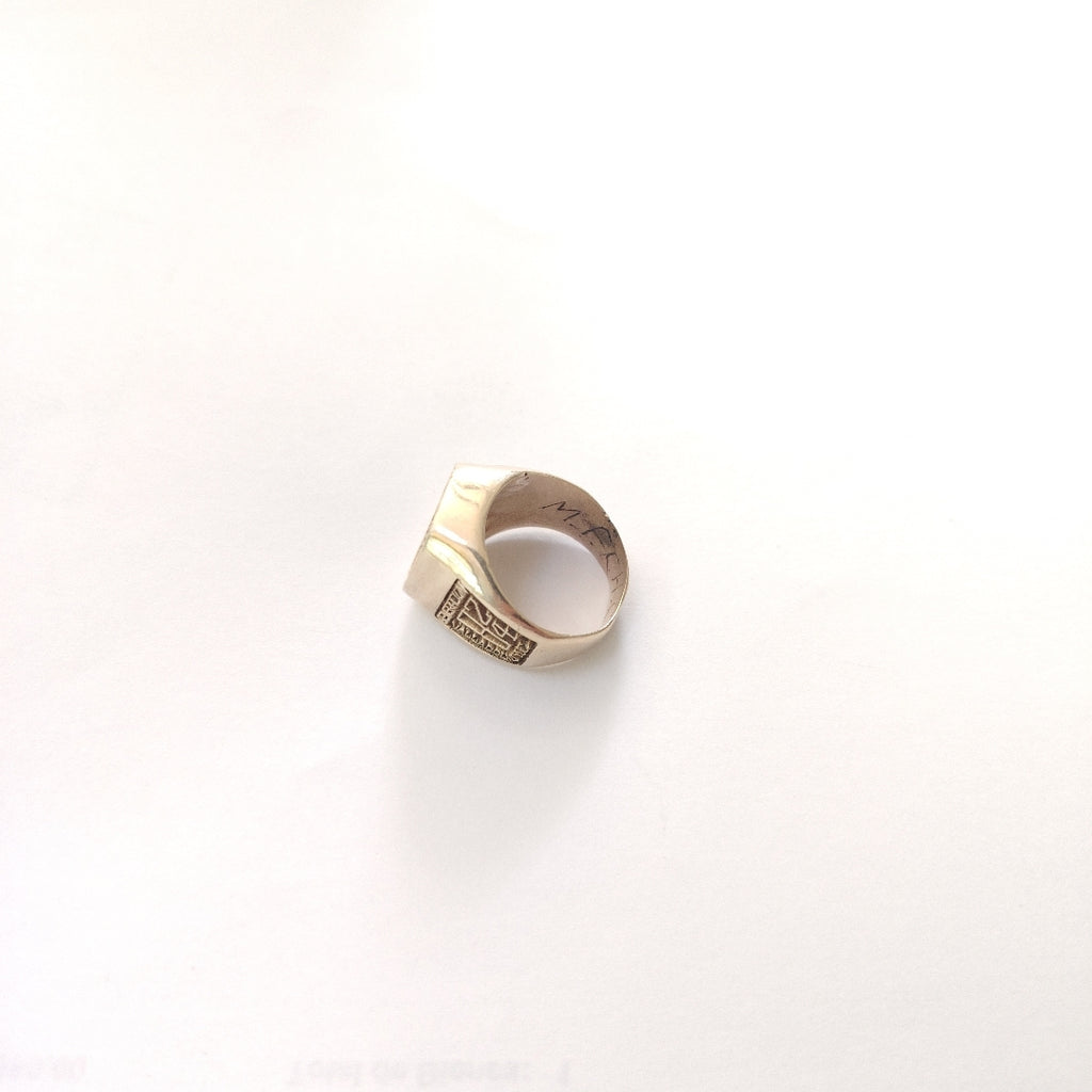 ANILLO DE GRADUACIÓN ORO 10 K 9,60 GRMS (SEMINUEVO)