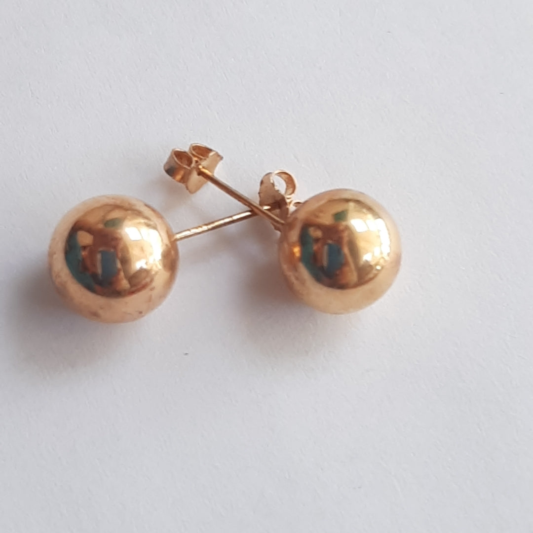 BROQUELES PAR ORO 14 K 1.3 GRMS (SEMINUEVO)