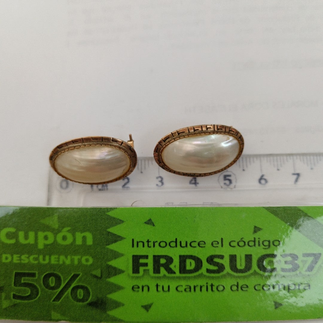 ARETES PAR ORO 10 K 5.2 GRMS (SEMINUEVO)