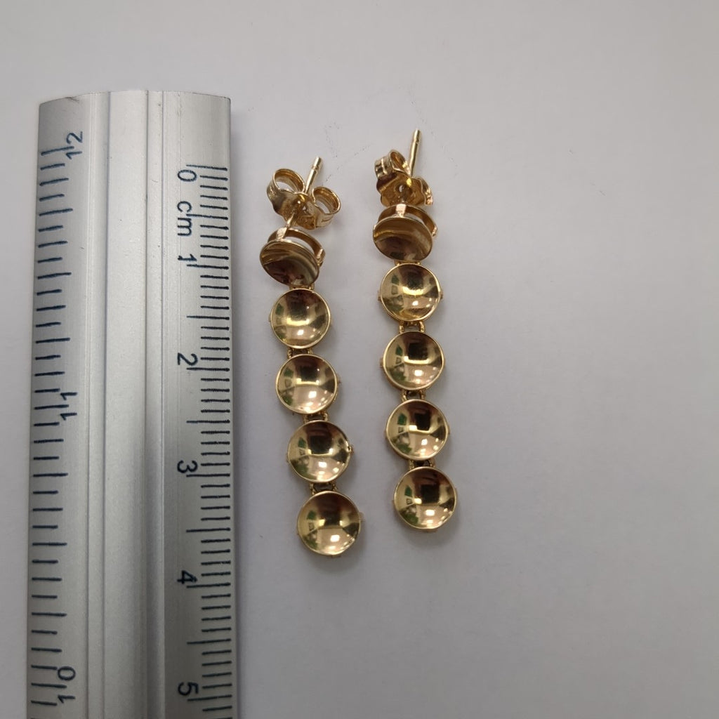 ARETES PAR ORO 14 K 3.3 GRMS (SEMINUEVO)