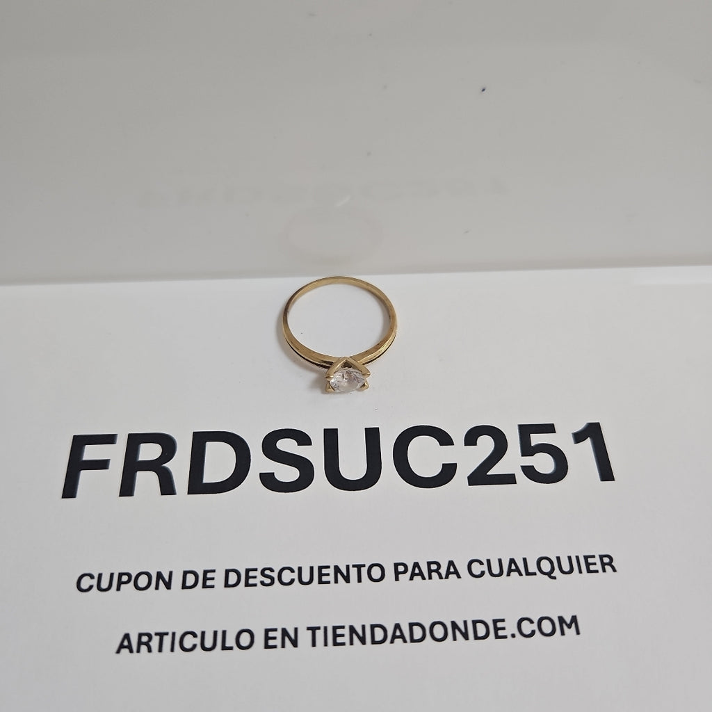 SOLITARIO ORO 10 K 1.9 GRMS (SEMINUEVO)
