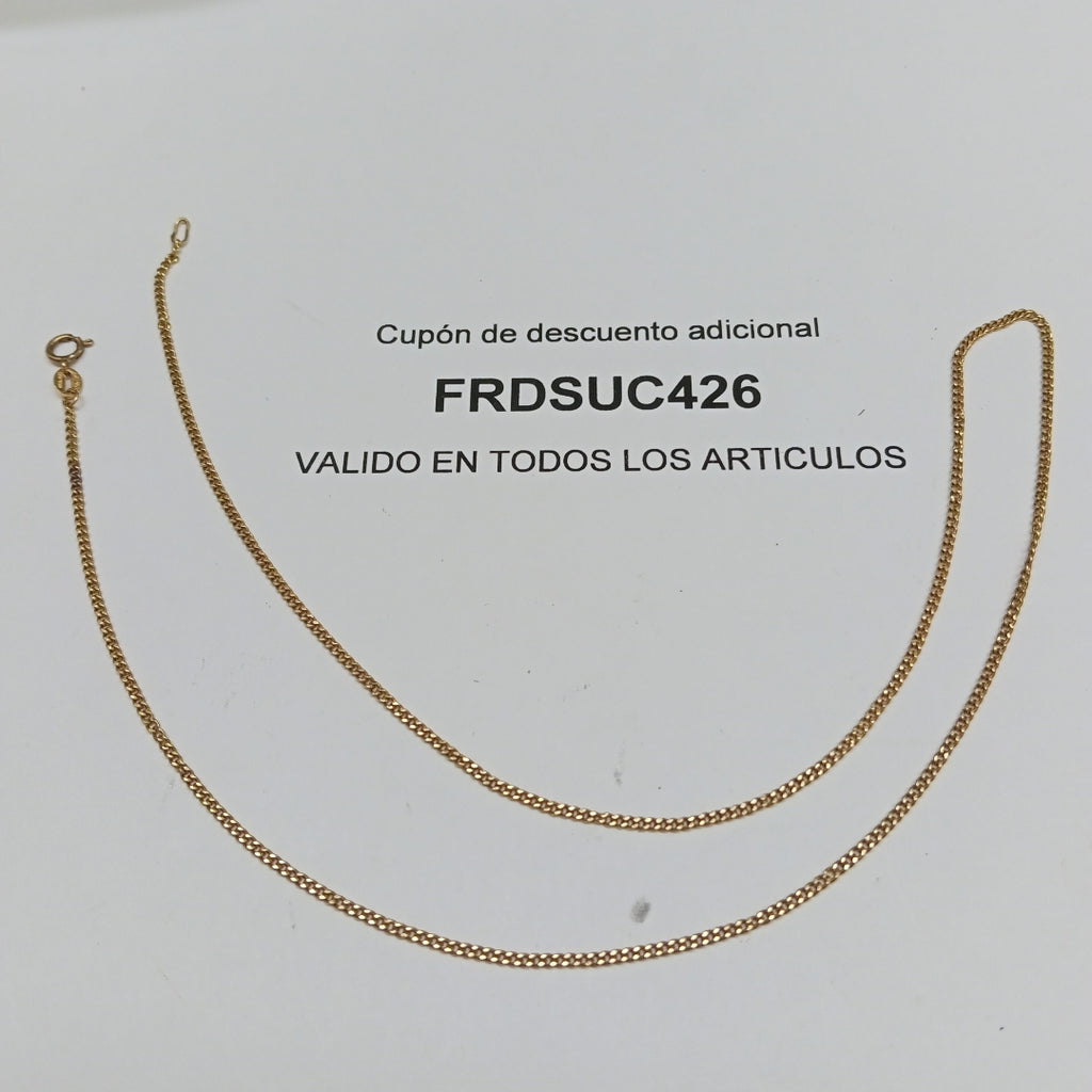 CADENA ORO 14 K 2.9 GRMS (SEMINUEVO)