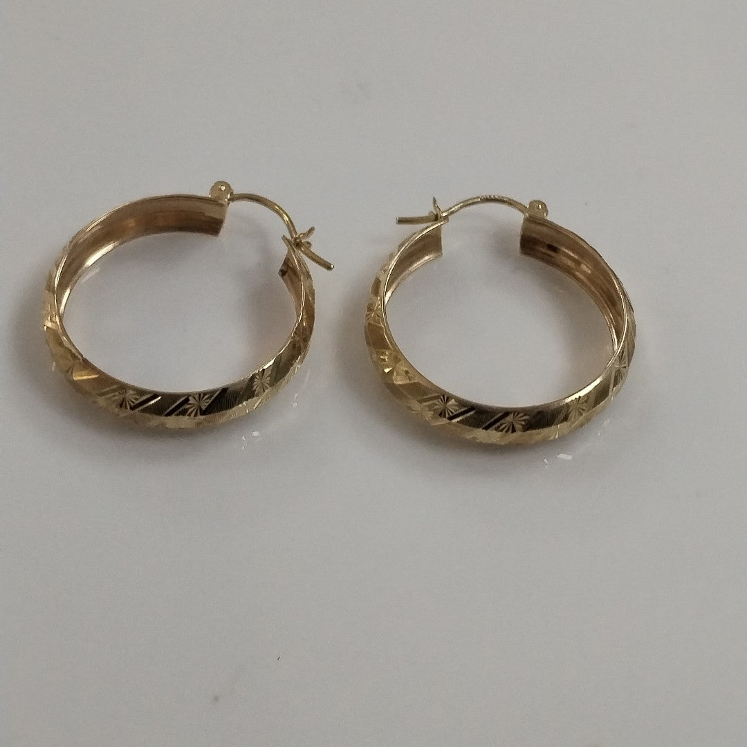 ARRACADAS PAR ORO 10 K 3,30 GRMS (SEMINUEVO)