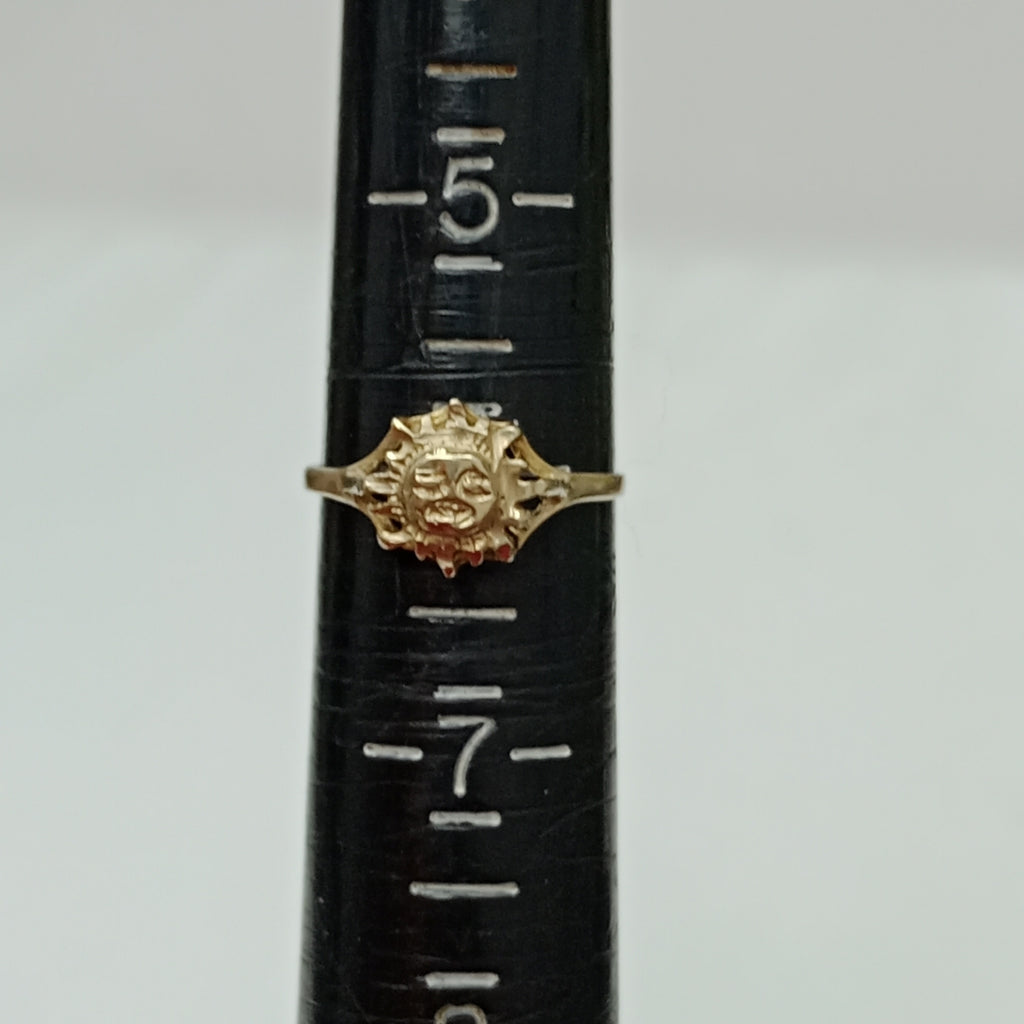 ANILLO ORO 10 K 1,10 GRMS (SEMINUEVO)