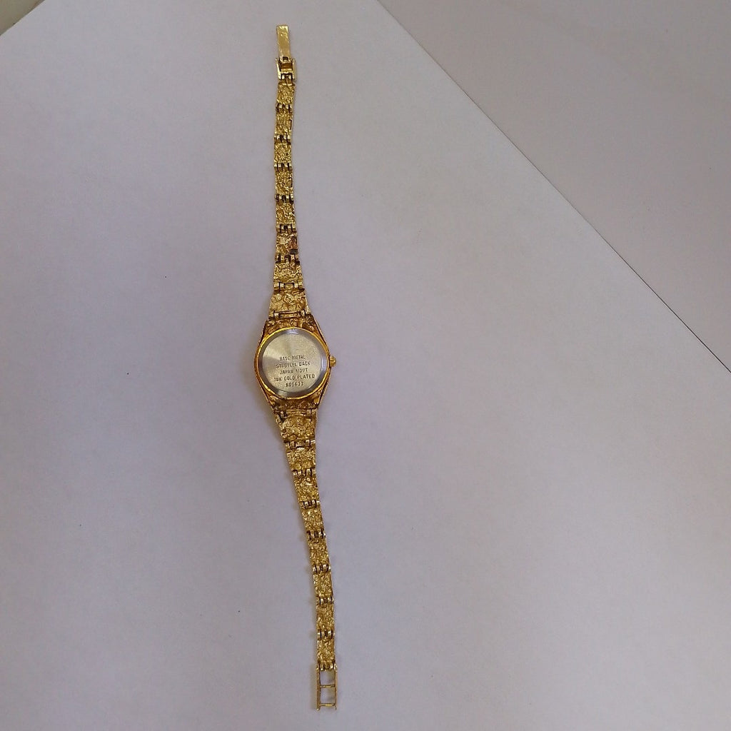 RELOJ CAJA ACERO PULSO ORO ORO 10 K 23.7 GRMS (SEMINUEVO)