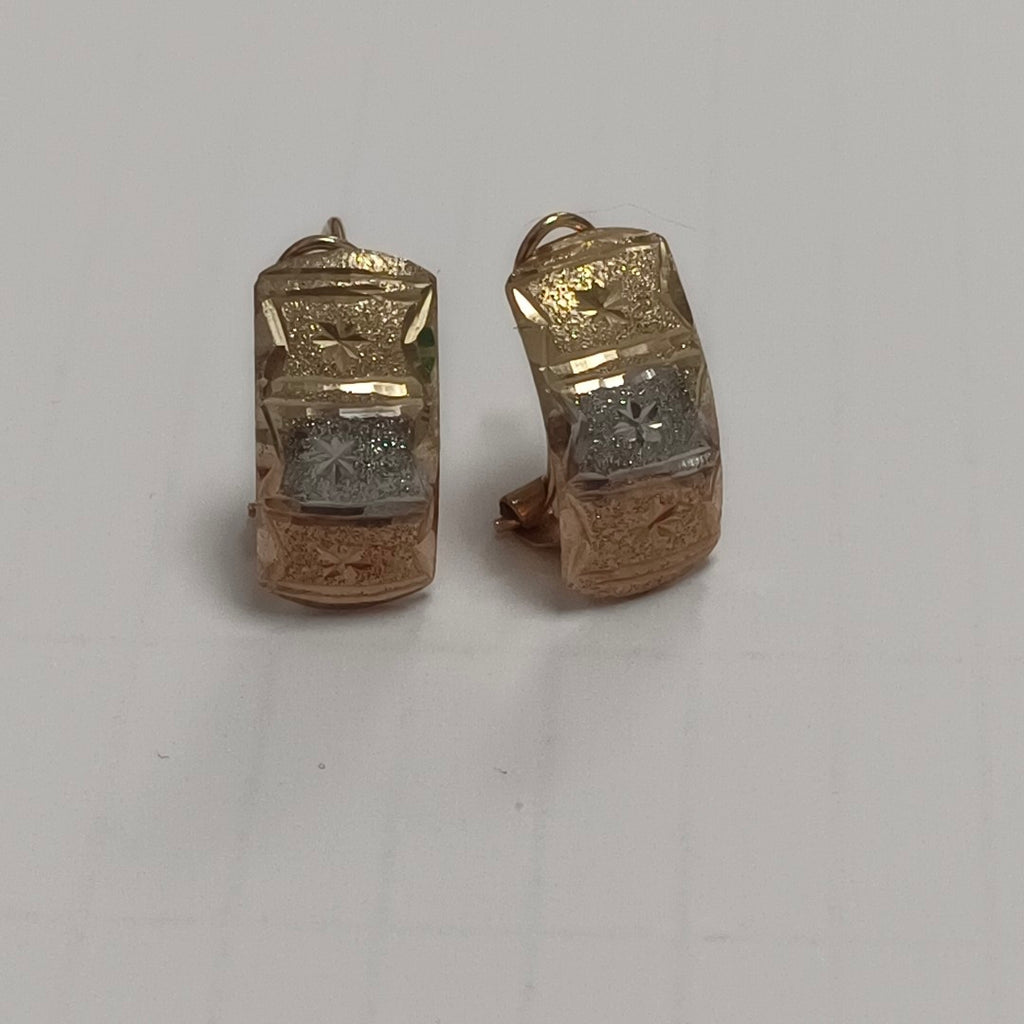 ARETES PAR ORO 14 K 1.2 GRMS (SEMINUEVO)