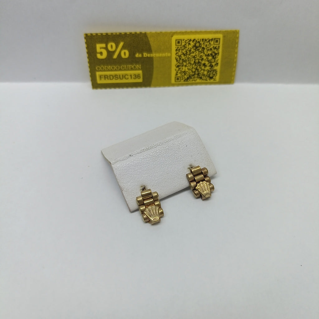 BROQUELES PAR ORO 14 K 2.5 GRMS (SEMINUEVO)