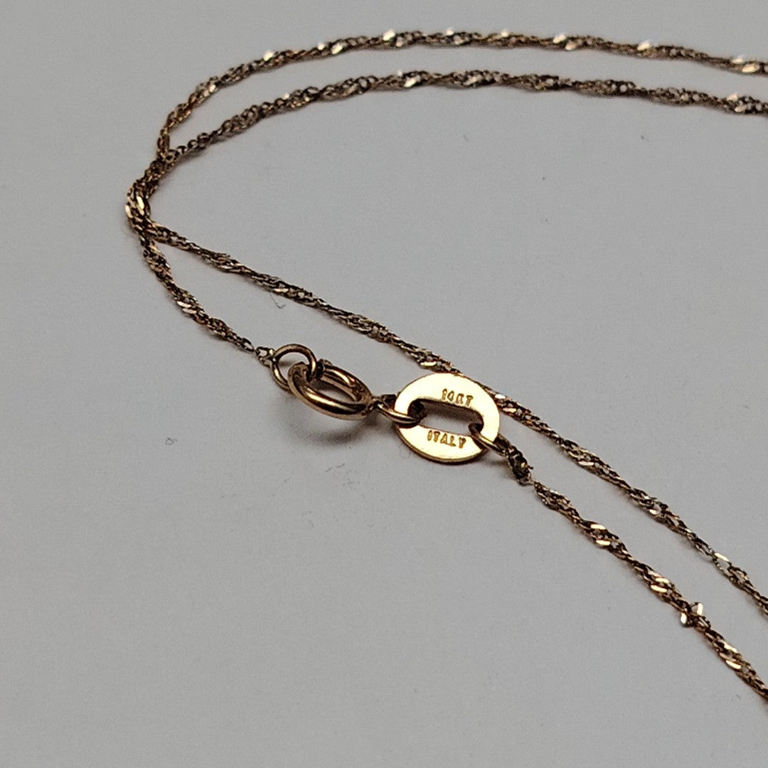 CADENA ORO 10 K 0.6 GRMS (SEMINUEVO)