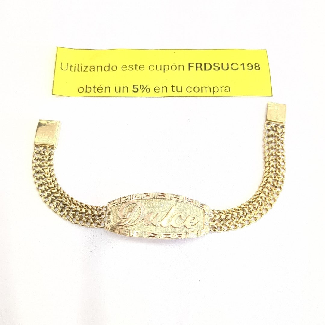 ESCLAVA ORO 10 K 19.7 GRMS (SEMINUEVO)