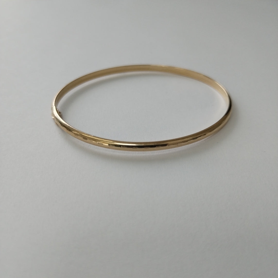 PULSERA RIGIDA ORO 14 K 3.5 GRMS (SEMINUEVO)