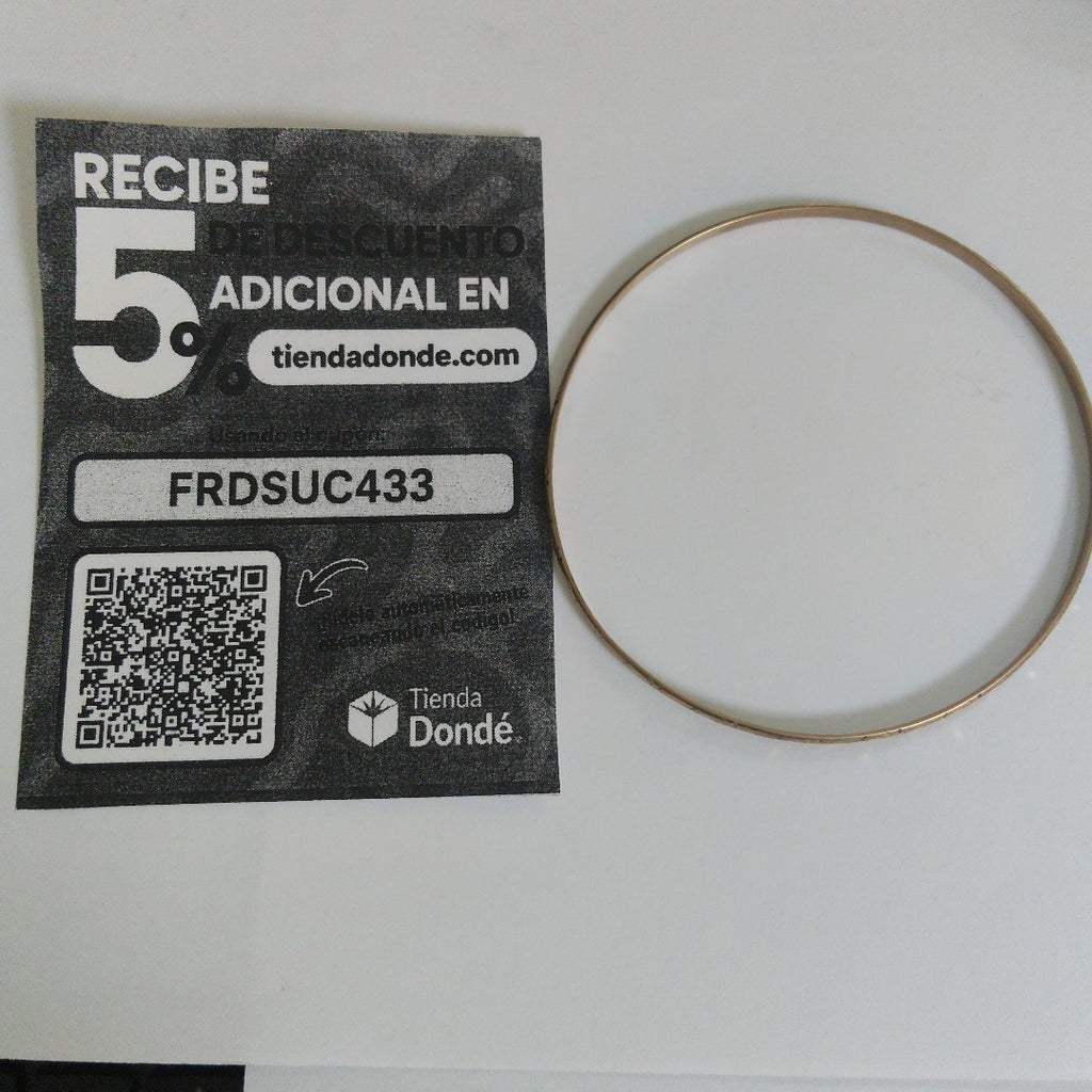 PULSERA RIGIDA ORO 10 K 4.2 GRMS (SEMINUEVO)