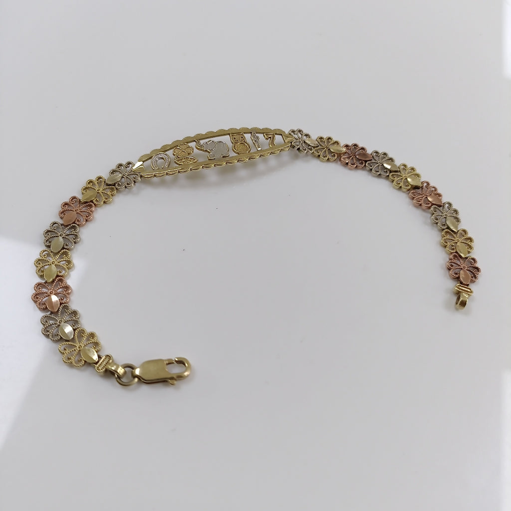 ESCLAVA,PULSERA ORO 10 K 7,10 GRMS (SEMINUEVO)