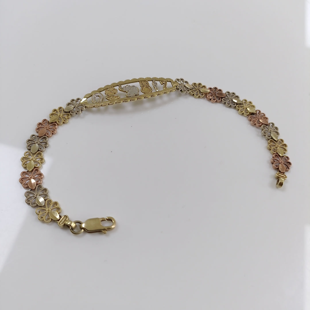 ESCLAVA,PULSERA ORO 10 K 7,10 GRMS (SEMINUEVO)