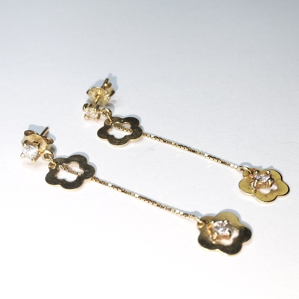 ARETES PAR ORO 14 K 2 GRMS (SEMINUEVO)