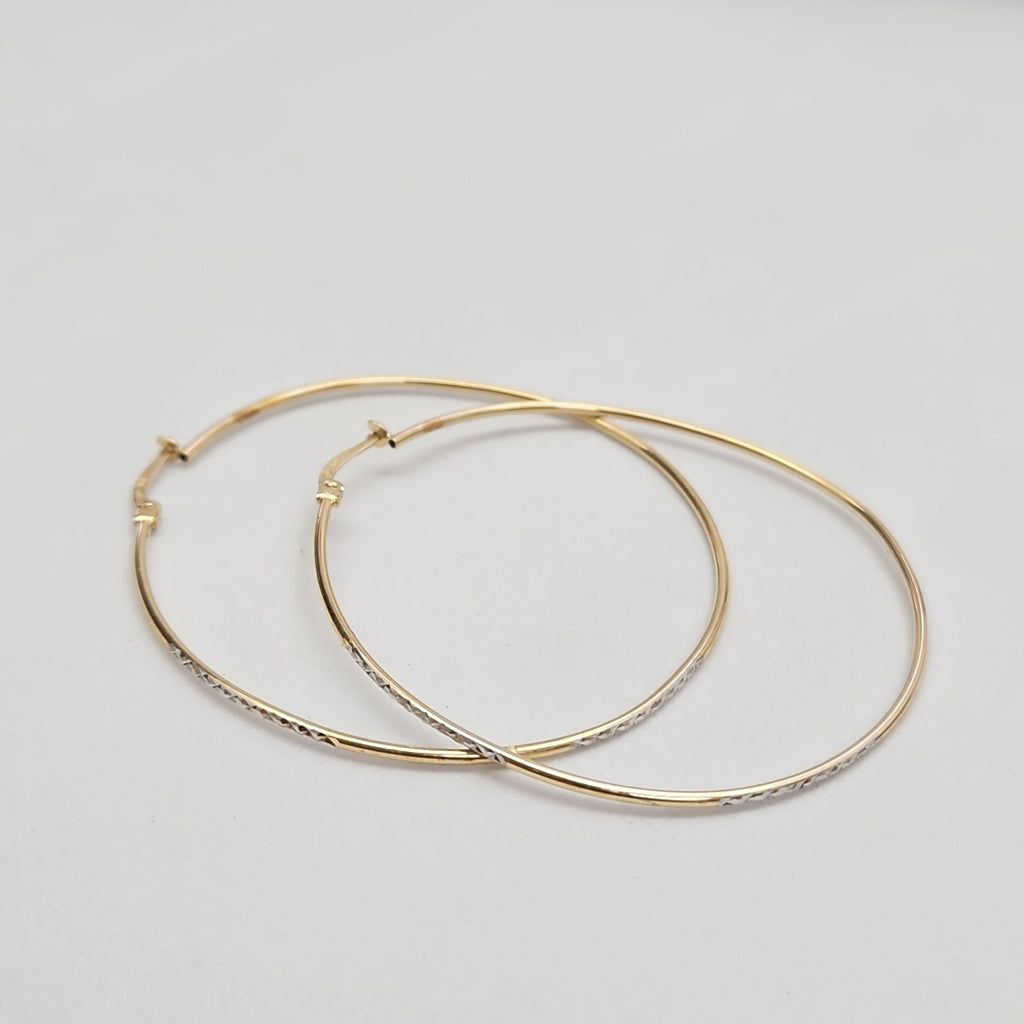 ARRACADAS PAR ORO 14 K 2.4 GRMS (SEMINUEVO)