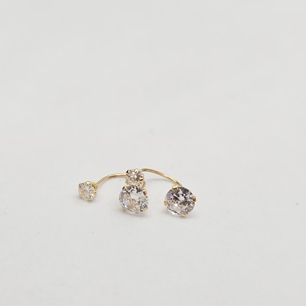 ARETES PAR ORO 10 K 0.6 GRMS (SEMINUEVO)