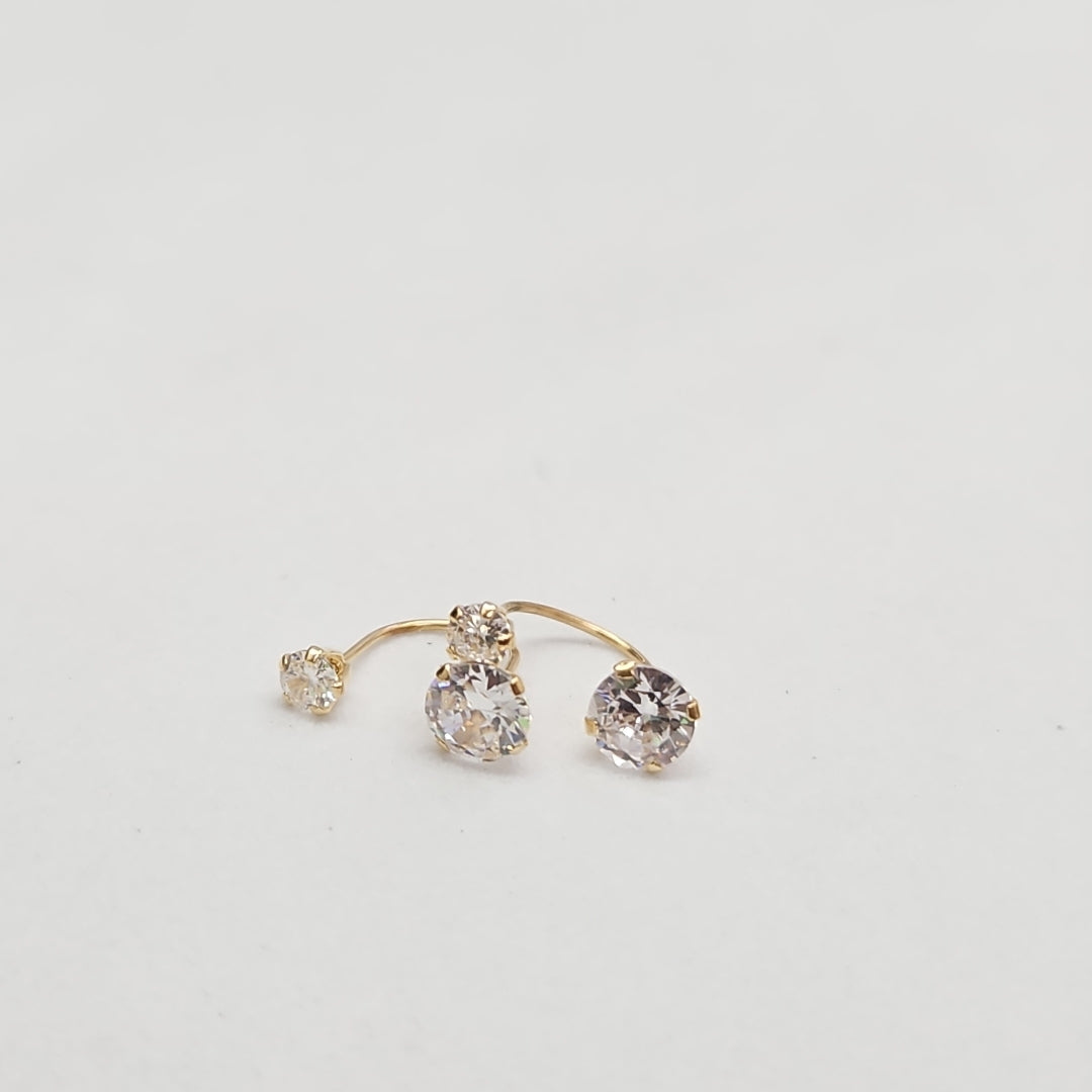 ARETES PAR ORO 10 K 0.6 GRMS (SEMINUEVO)