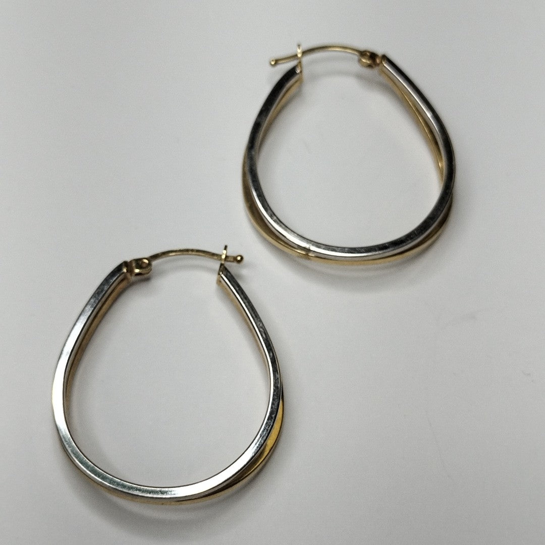 ARRACADAS PAR ORO 14 K 3.5 GRMS (SEMINUEVO)