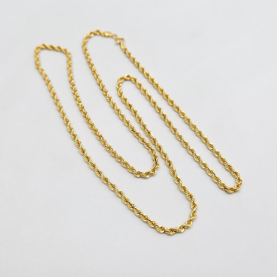 CADENA ORO 14 K 4.5 GRMS (SEMINUEVO)