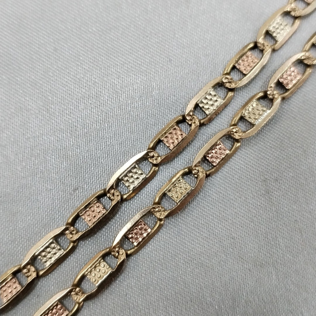 CADENA ORO,ORO COMBINADO 10 K 12,40 GRMS (SEMINUEVO)