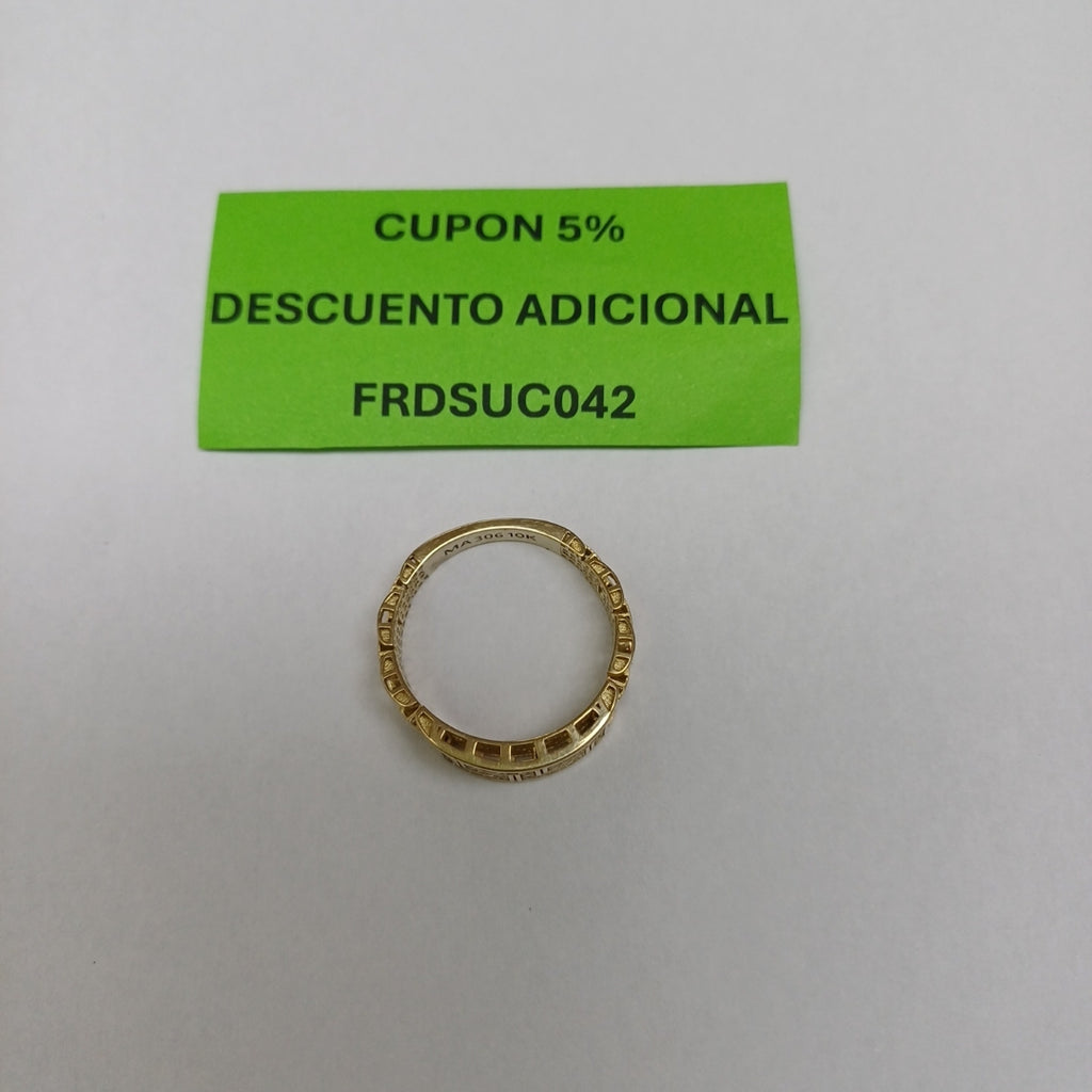 ANILLITO ORO 10 K 3.9 GRMS (SEMINUEVO)