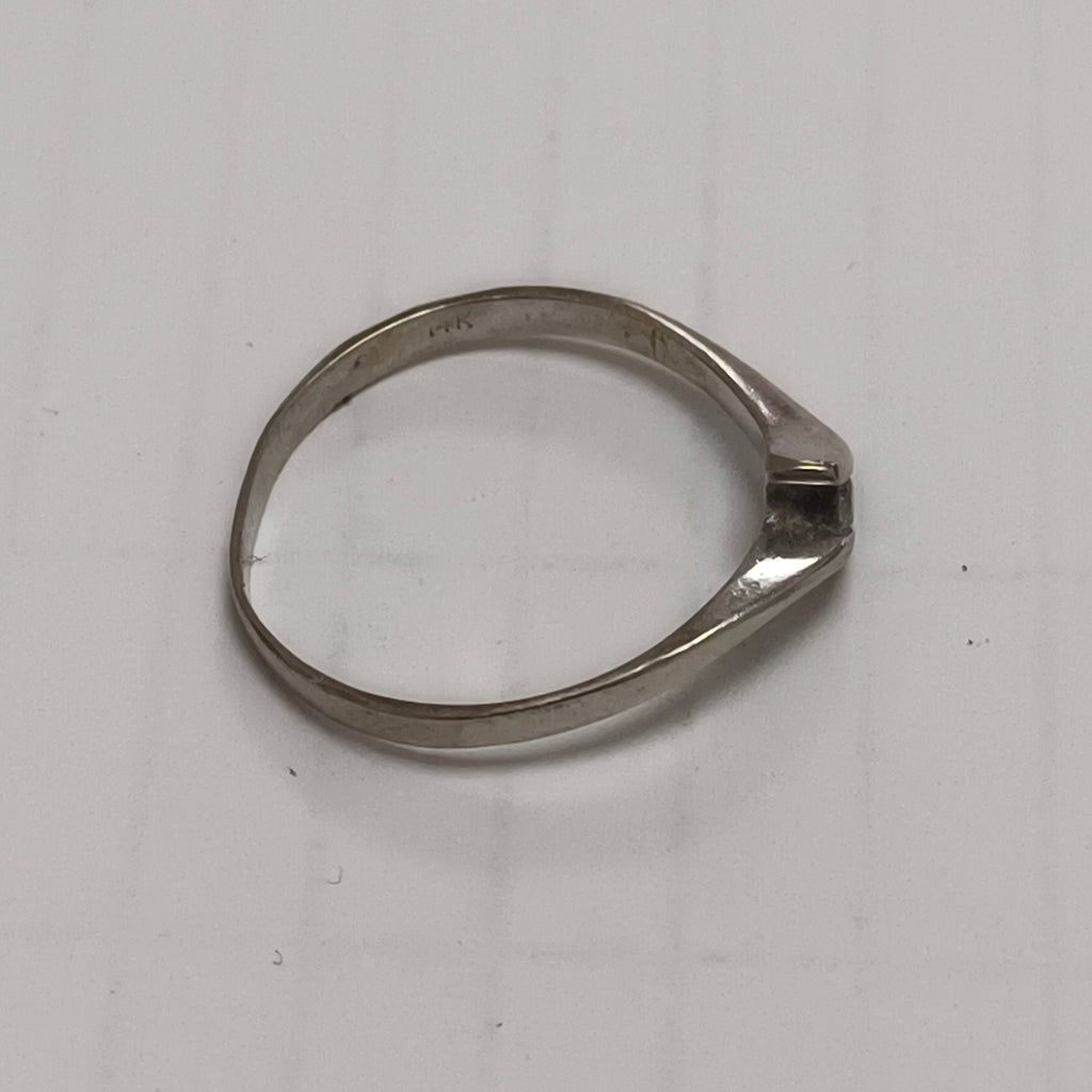 ANILLITO ORO, ORO BLANCO 14 K 1.4 GRMS (SEMINUEVO)