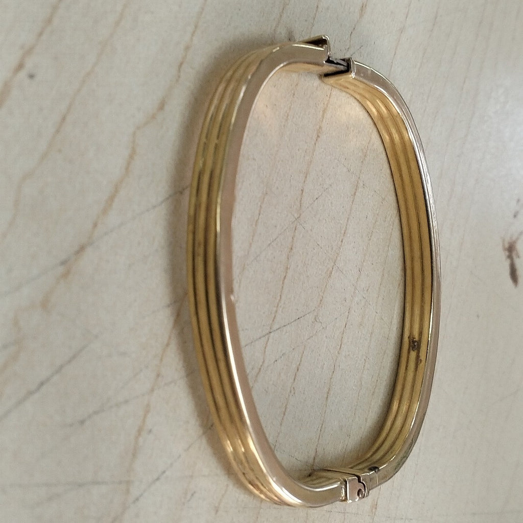 PULSERA RIGIDA ORO 14 K 9,70 GRMS (SEMINUEVO)