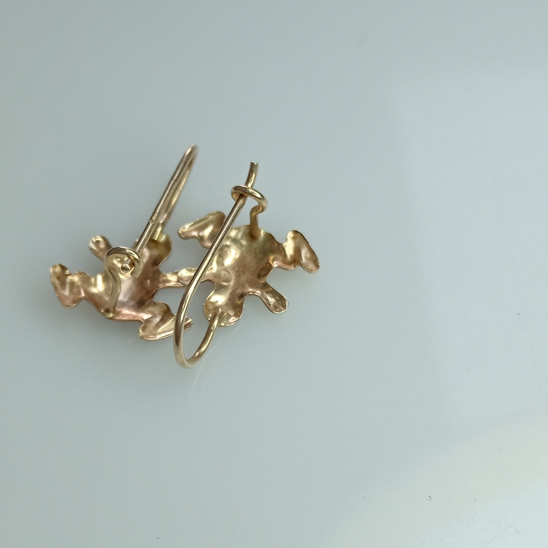 ARETES PAR ORO 10 K 1,10 GRMS (SEMINUEVO)