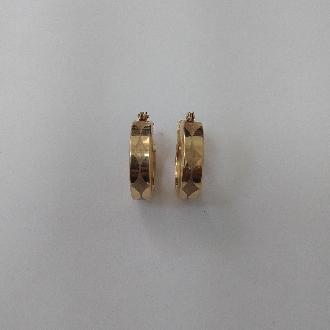 ARRACADAS PAR ORO 14 K 2.7 GRMS (SEMINUEVO)