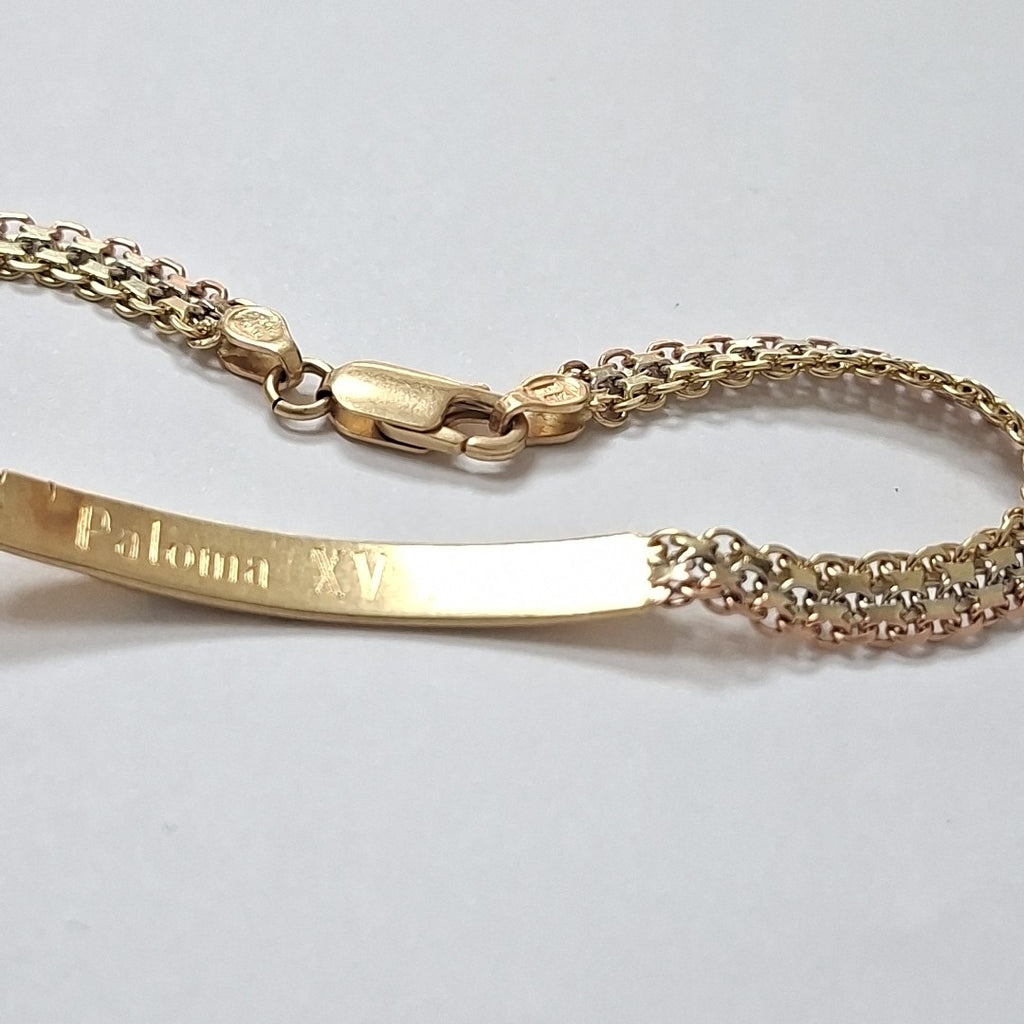 ESCLAVA ORO 14 K 7.3 GRMS (SEMINUEVO)