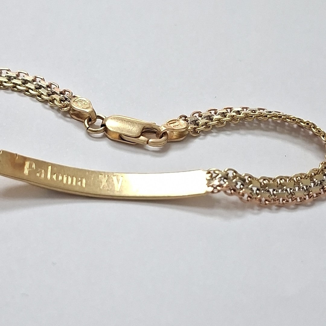 ESCLAVA ORO 14 K 7.3 GRMS (SEMINUEVO)