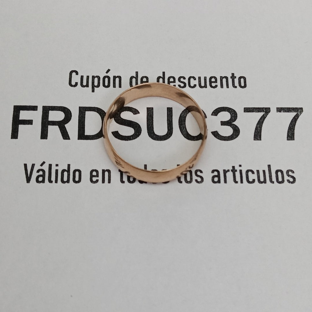 ARGOLLA ORO 10 K 3 GRMS (SEMINUEVO)