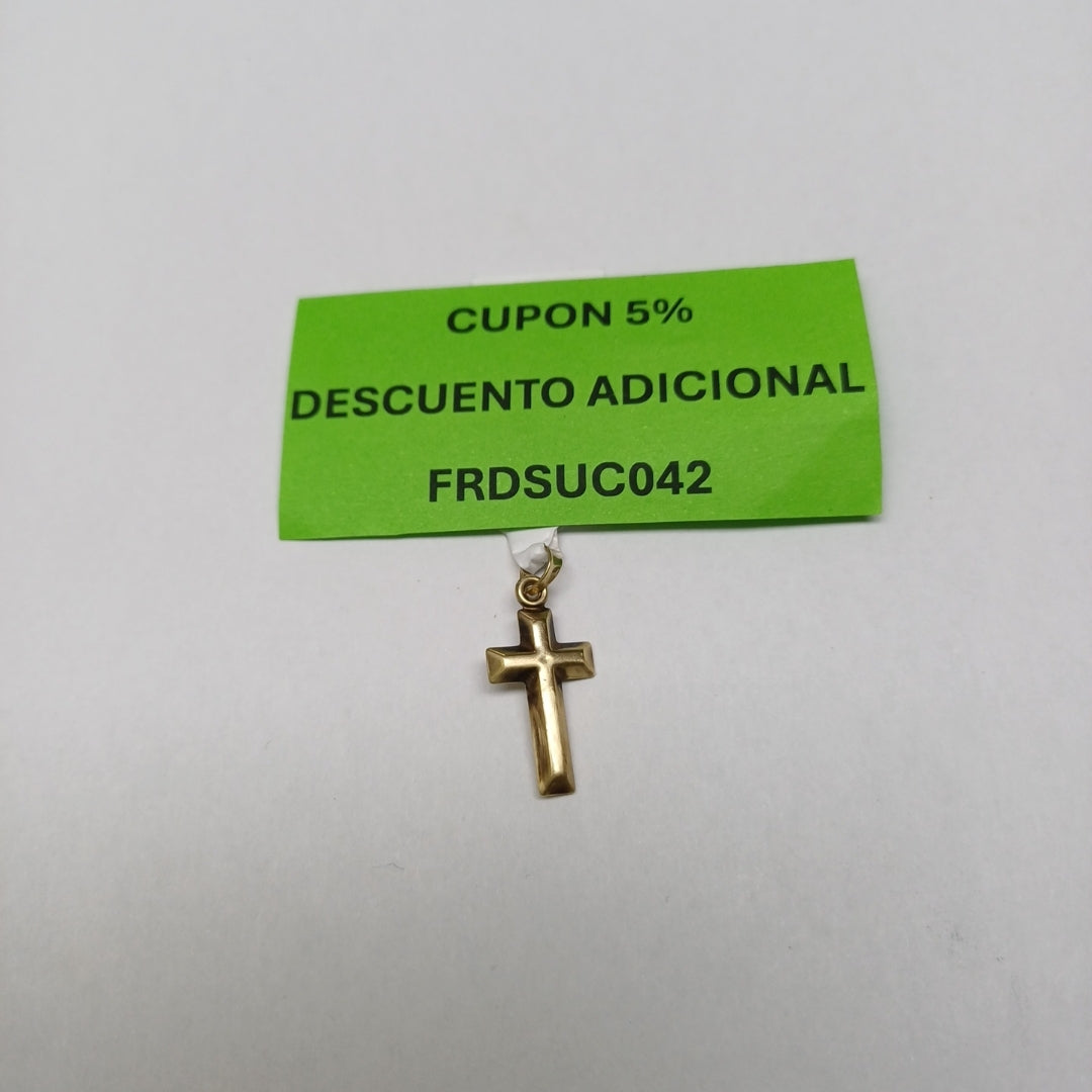 CRUZ, DIJE ORO 14 K 0.7 GRMS (SEMINUEVO)