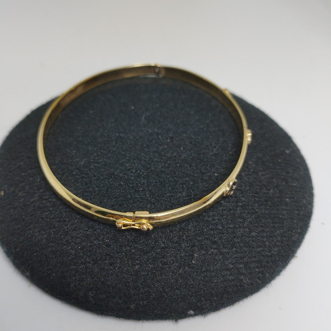 PULSERA RIGIDA ORO 14 K 7.6 GRMS (SEMINUEVO)
