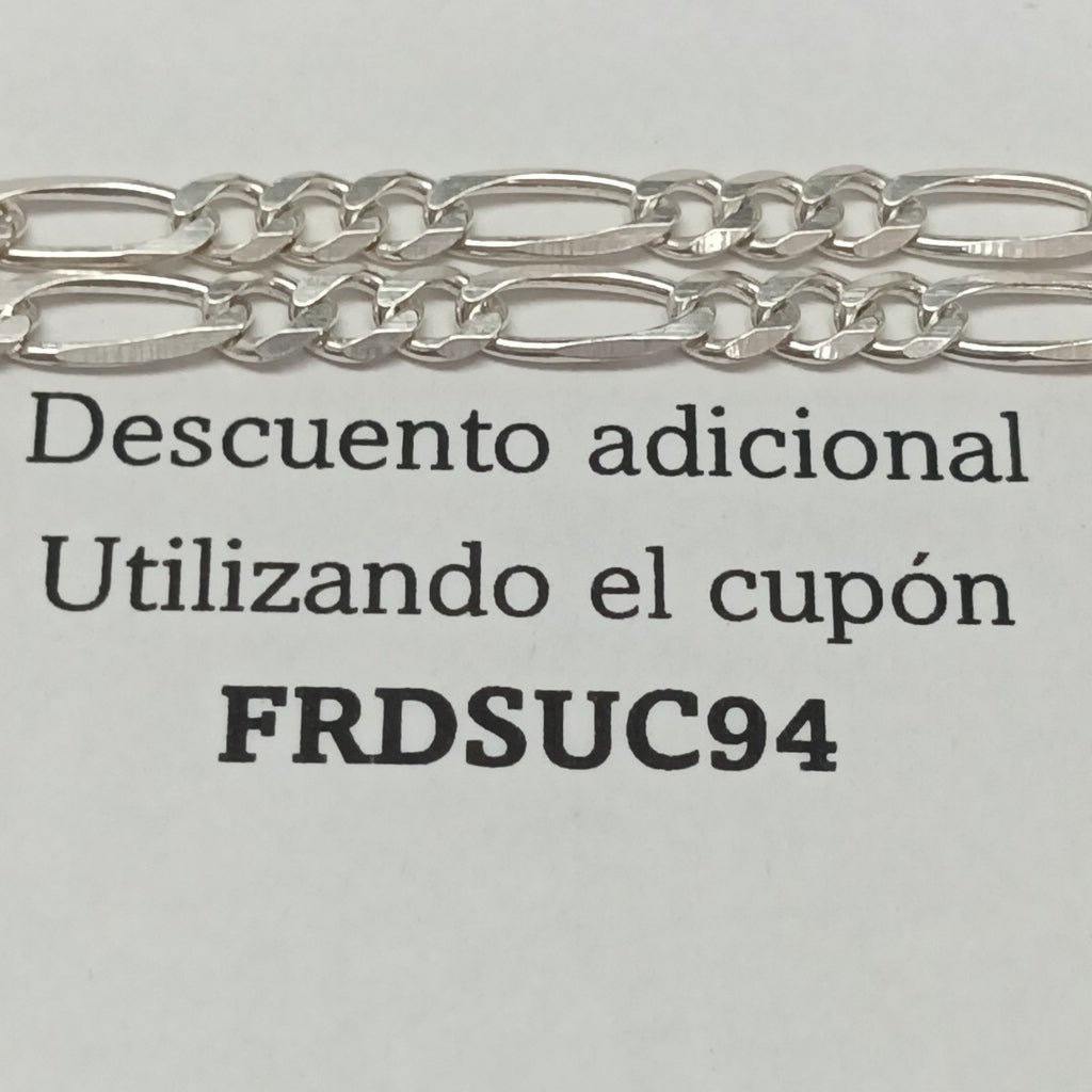 CADENA 3X1 PLATA .925 55 CM 7.12 GR (NUEVO)