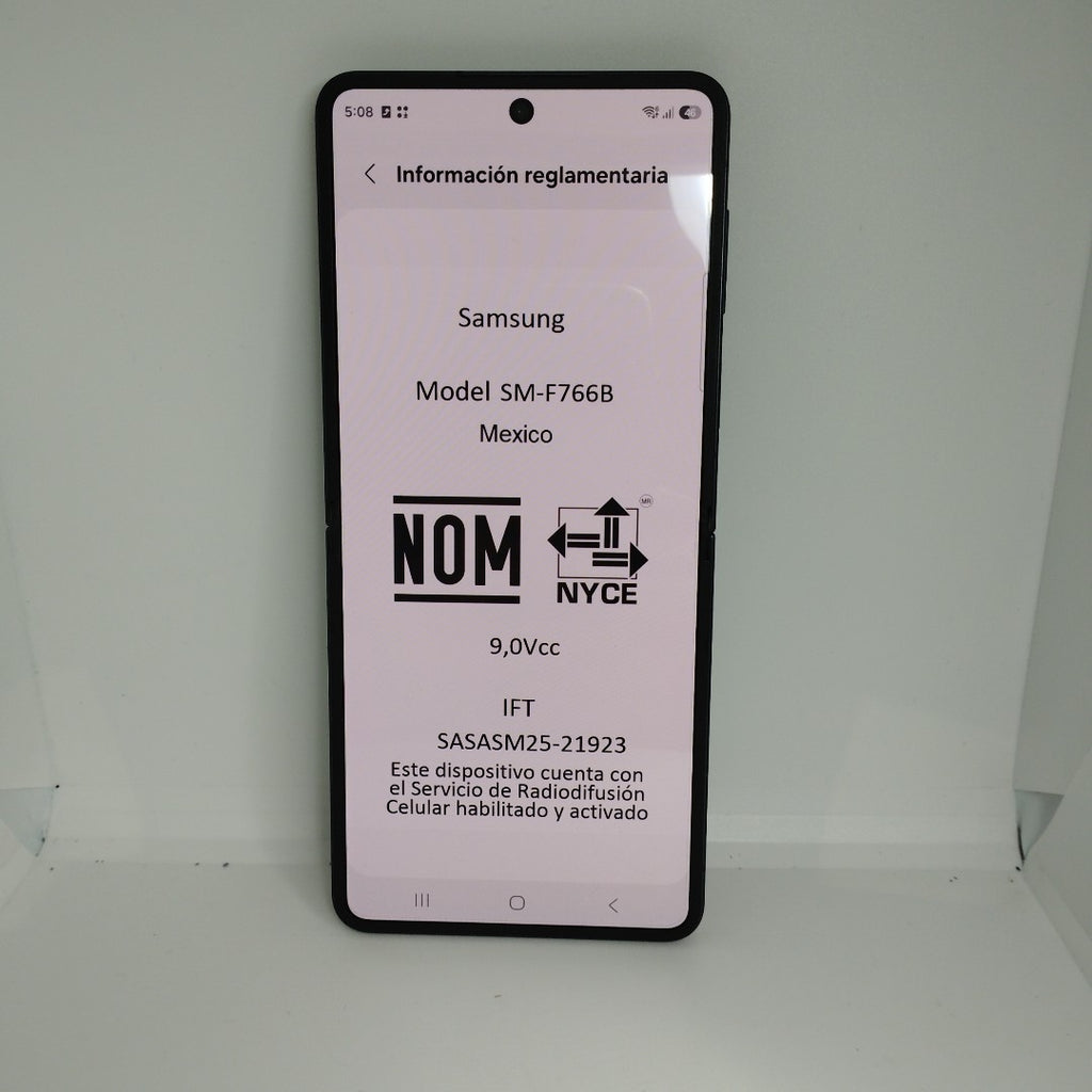 CELULAR SAMSUNG GALAXY Z FLIP 7 SM-F766B (2025) 512 GB 12 GB RAM (SEMINUEVO)