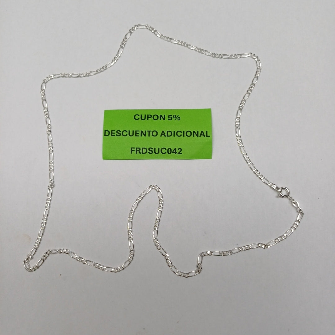 CADENA 3X1 PLATA .925 60 CM 5.32 GR (NUEVO)