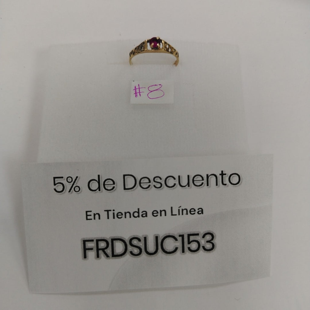 ANILLO ORO 10 K 1.1 GRMS (SEMINUEVO)