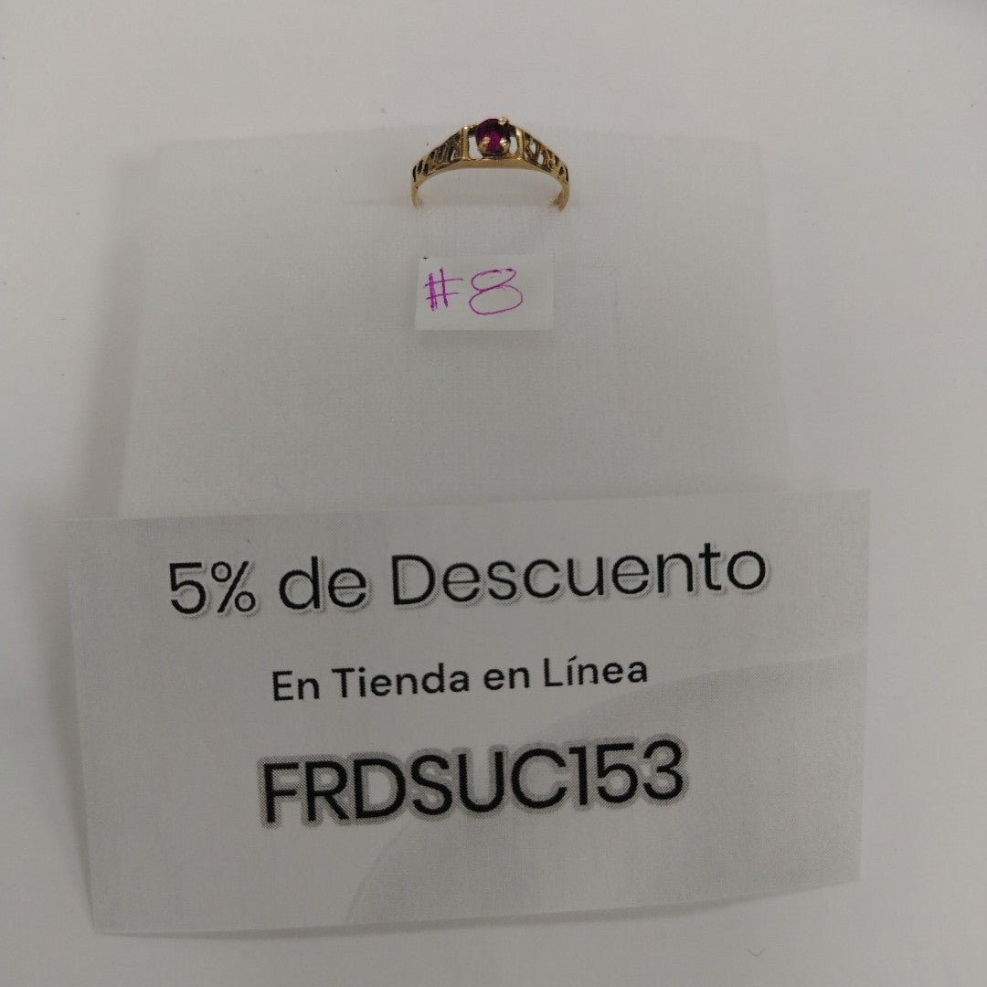 ANILLO ORO 10 K 1.1 GRMS (SEMINUEVO)