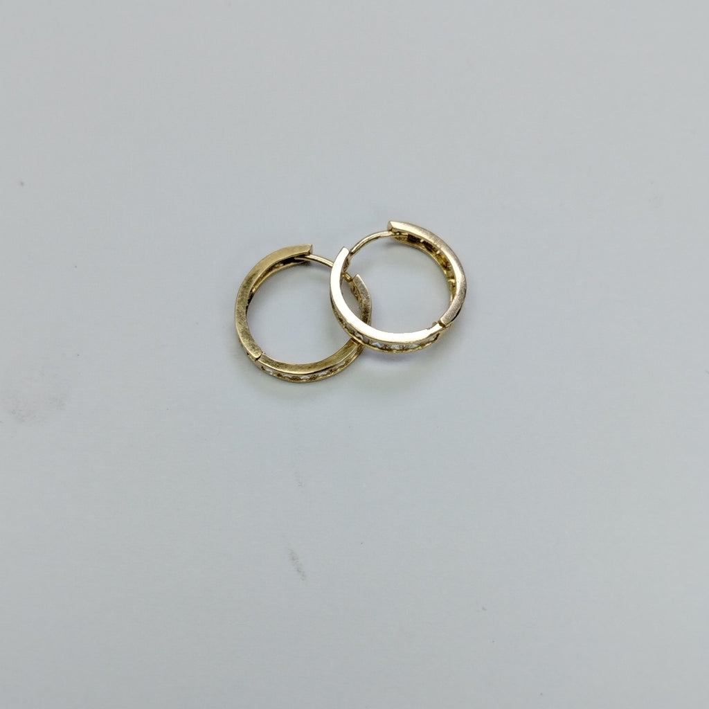 ARRACADAS PAR ORO 14 K 1.7 GRMS (SEMINUEVO)