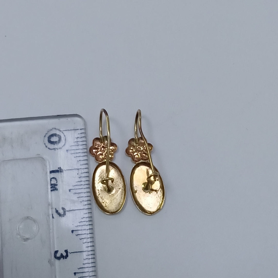 ARETES PAR ORO 10 K 1,20 GRMS (SEMINUEVO)