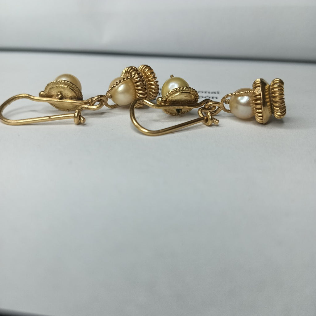 ARETES PAR ORO 10 K 6.7 GRMS (SEMINUEVO)