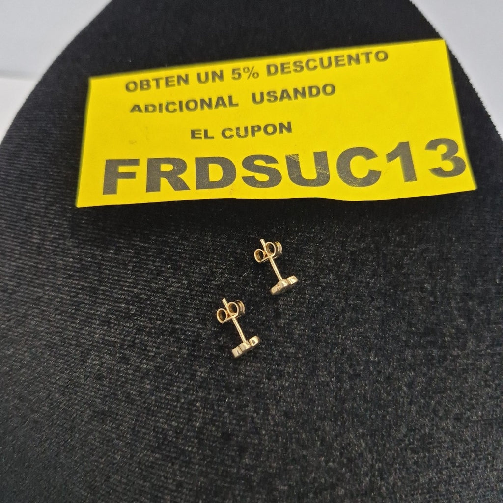 BROQUELES PAR ORO 14 K 1,20 GRMS (SEMINUEVO)