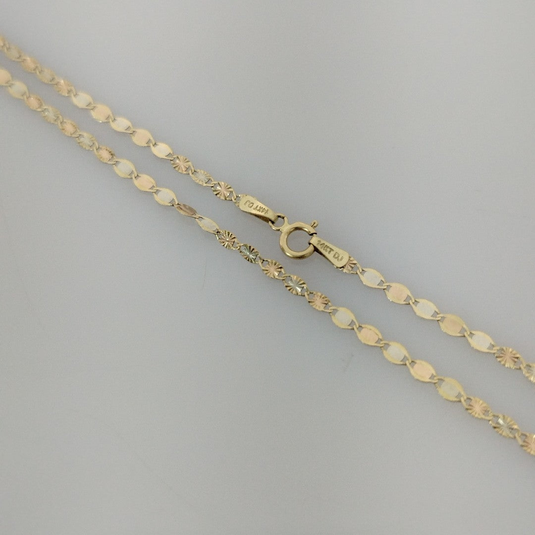 CADENA ORO 14 K 1.6 GRMS (SEMINUEVO)