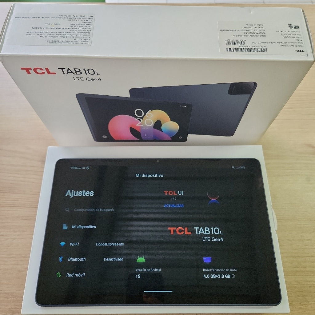 TABLETA TCL TAB 10L GEN 4 8183A (2024) 128 GB 4 GB RAM (SEMINUEVO)