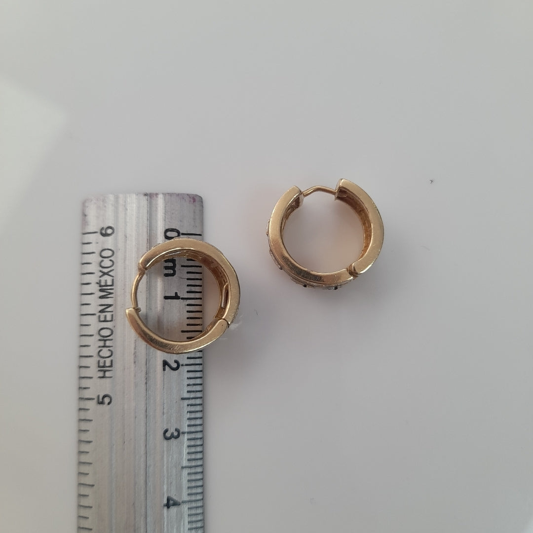 ARETES PAR ORO 14 K 8.6 GRMS (SEMINUEVO)