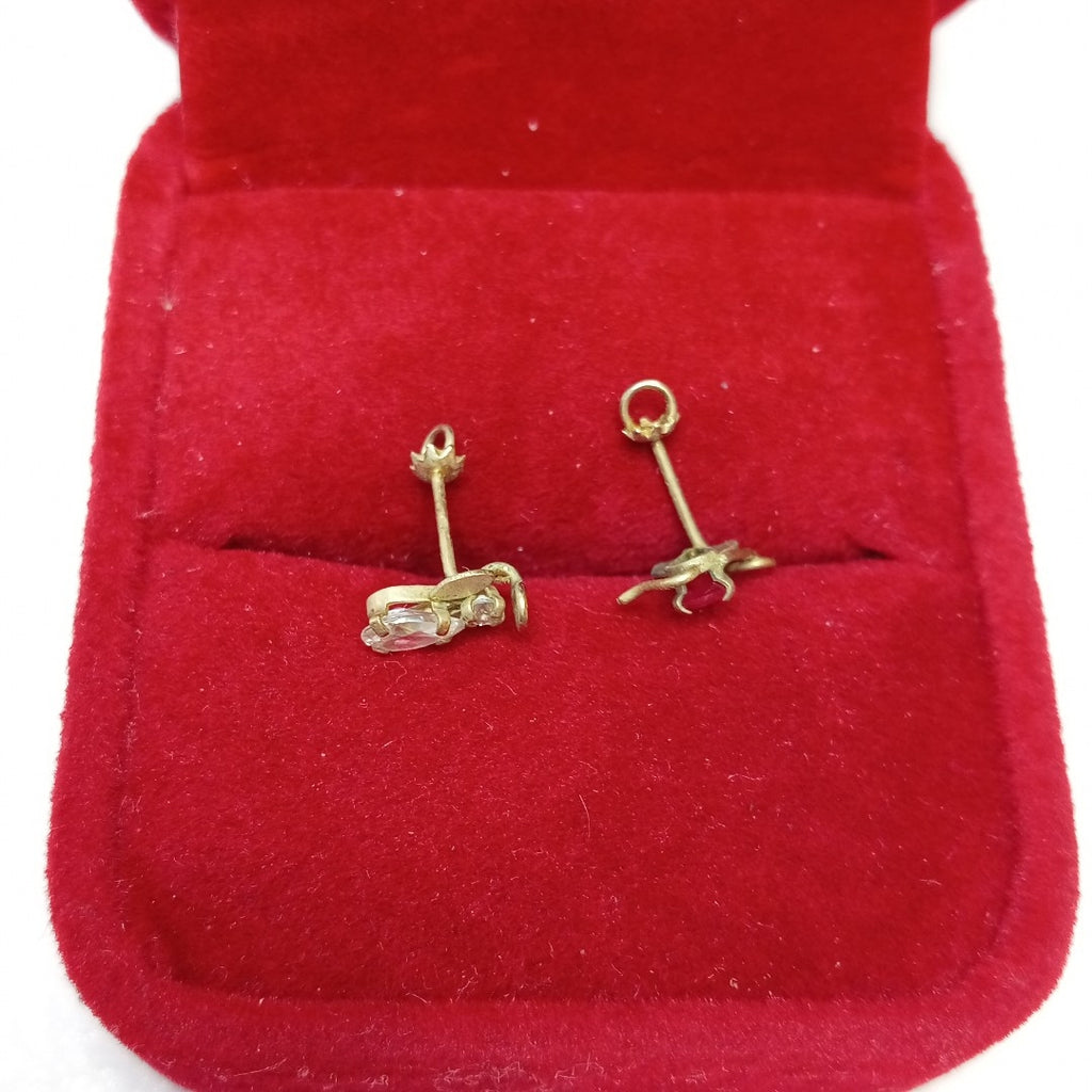 BROQUELES PAR ORO 10 K 0.5 GRMS (SEMINUEVO)