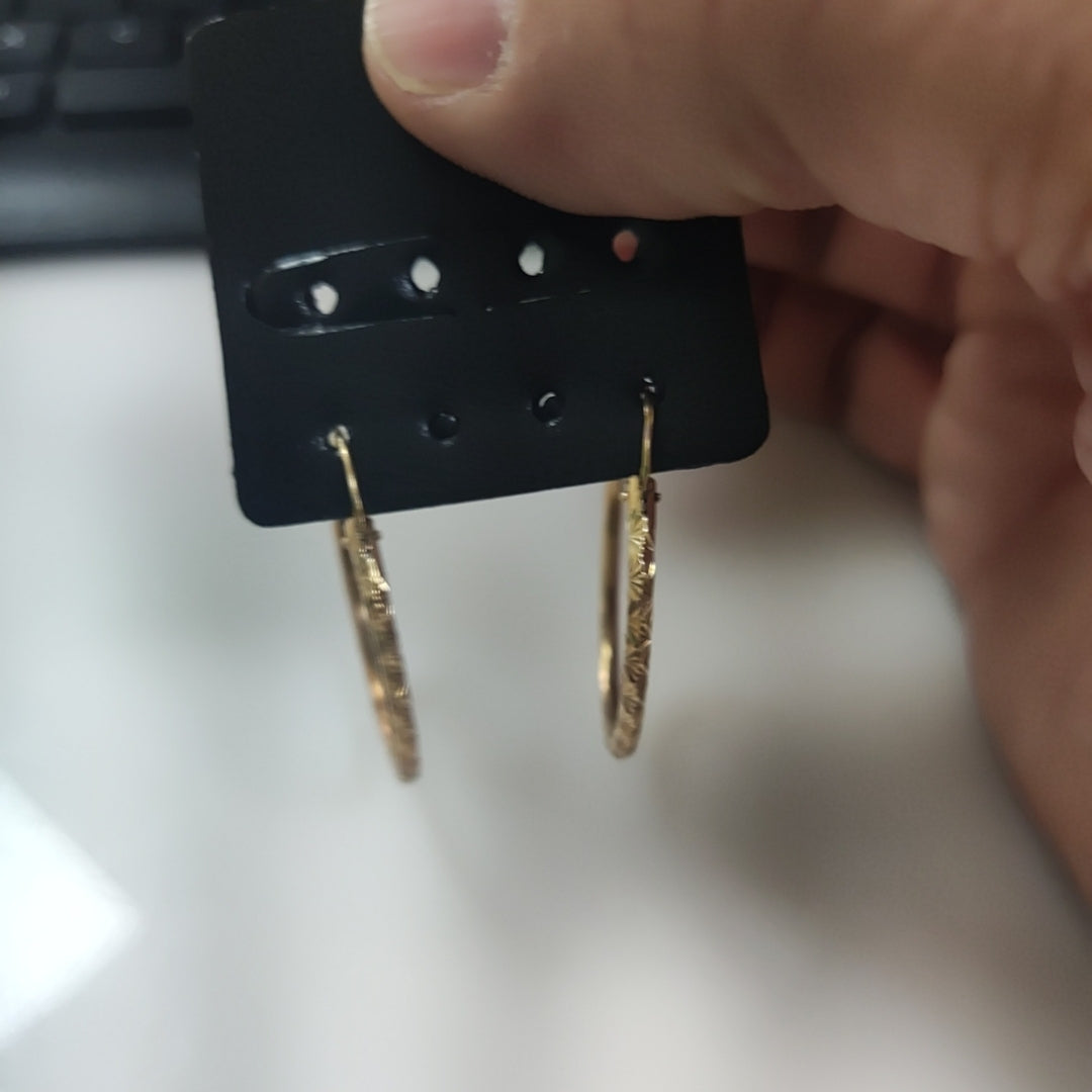 ARRACADAS PAR ORO 8 K 2.5 GRMS (SEMINUEVO)