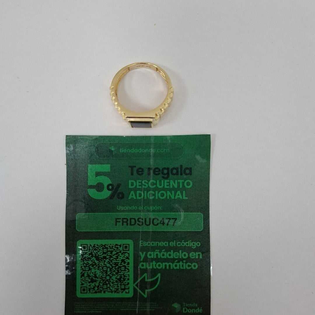 ANILLO C ONIX 14K 11 TALLA 8.4 GR (NUEVO)